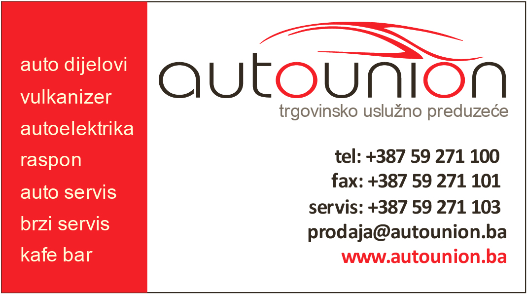 Autoservis Autodijelovi Autogume AUTOUNION Trebinje