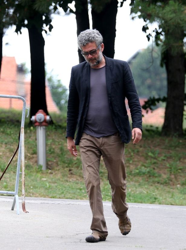 Funeral of actor Dragan Micalovic held in cemetery Lesce.  Sahrana glumca Dragana Micalovica na groblju Lesce.